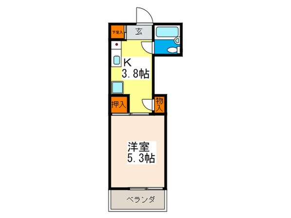 さちビル（横川）の物件間取画像